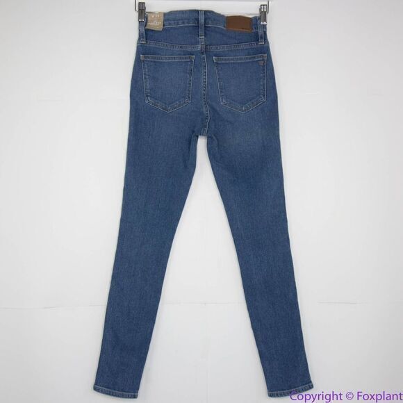 NEW Madewell 10" High-Rise Skinny Jeans in Dewitt Wash: Button-Front TENCEL, 25 - Picture 5 of 15